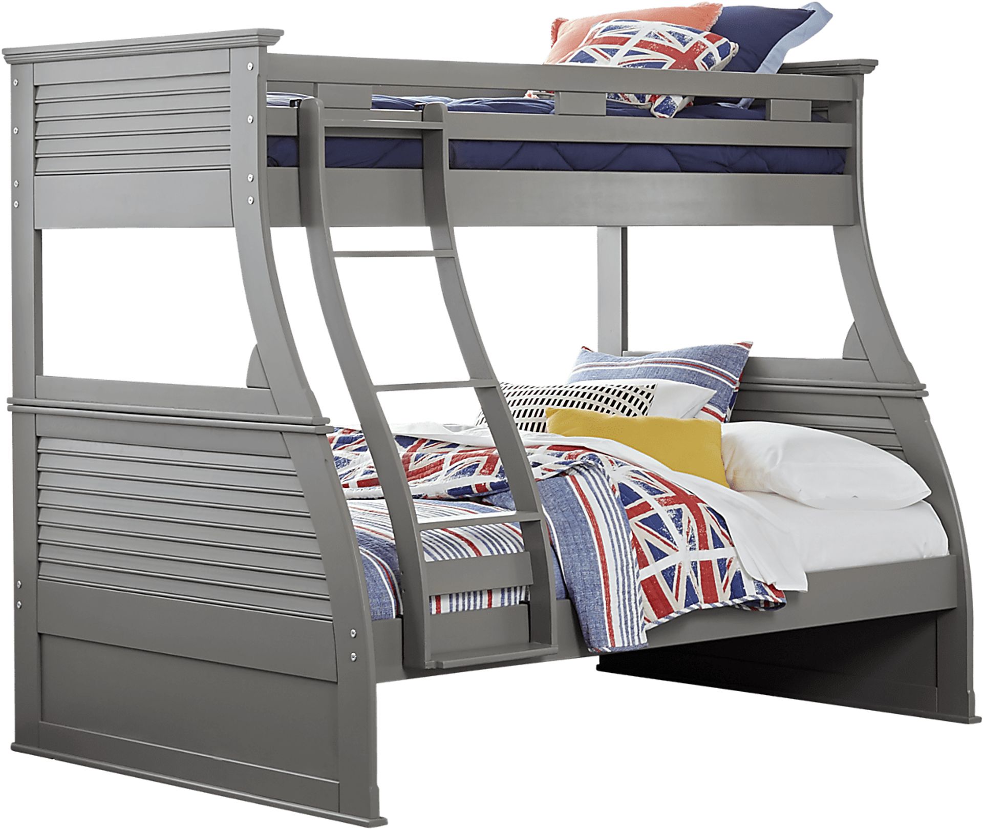 Belmar Gray 4 Pc Twin/Full Bunk Bed - Image 1