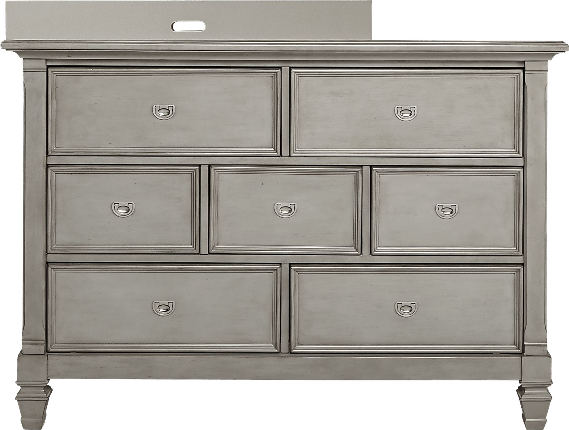 Belmar Gray Dresser with Changing Topper and Pad - Image 1