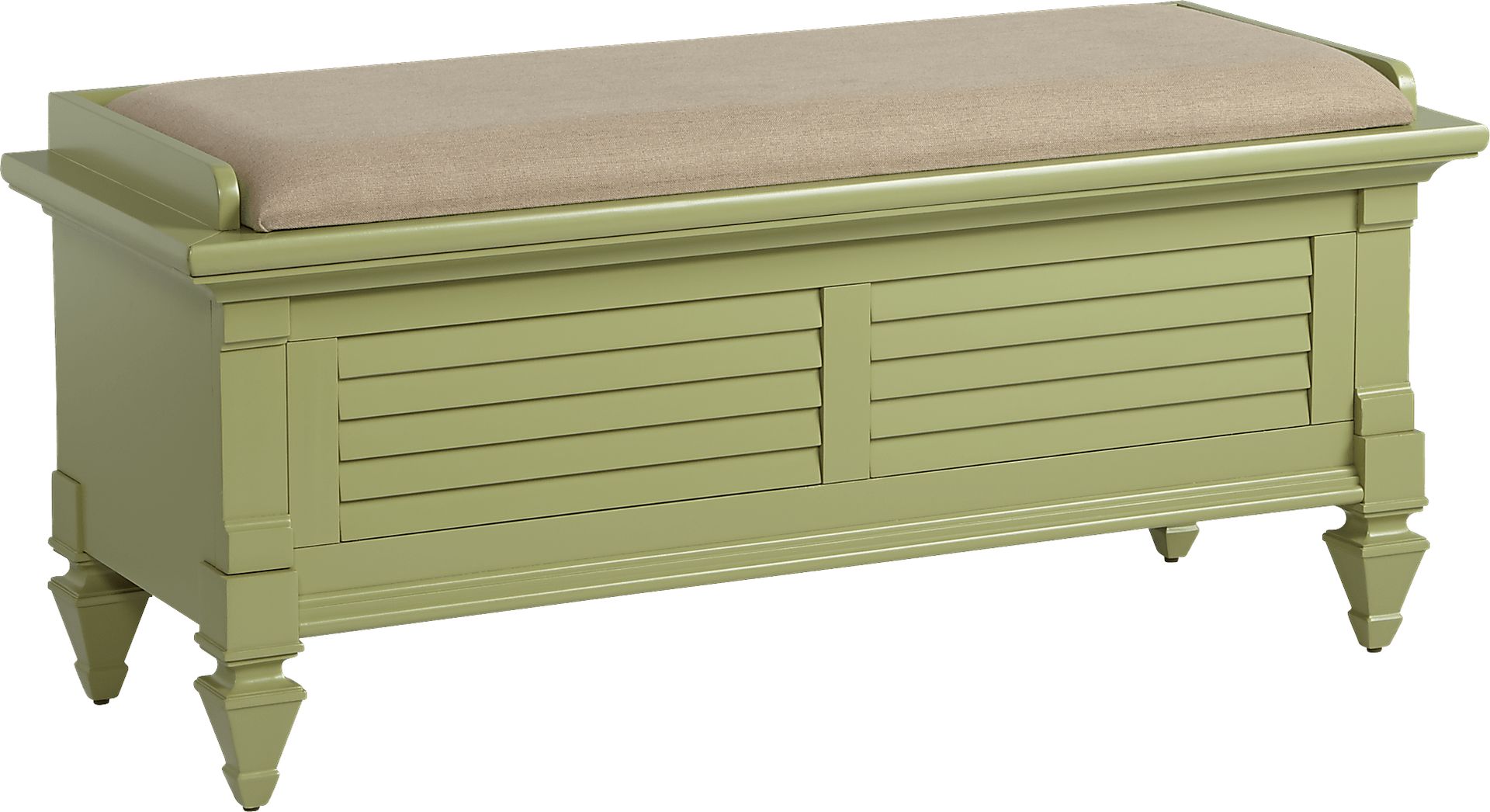 Belmar Green Storage Bench - Image 1