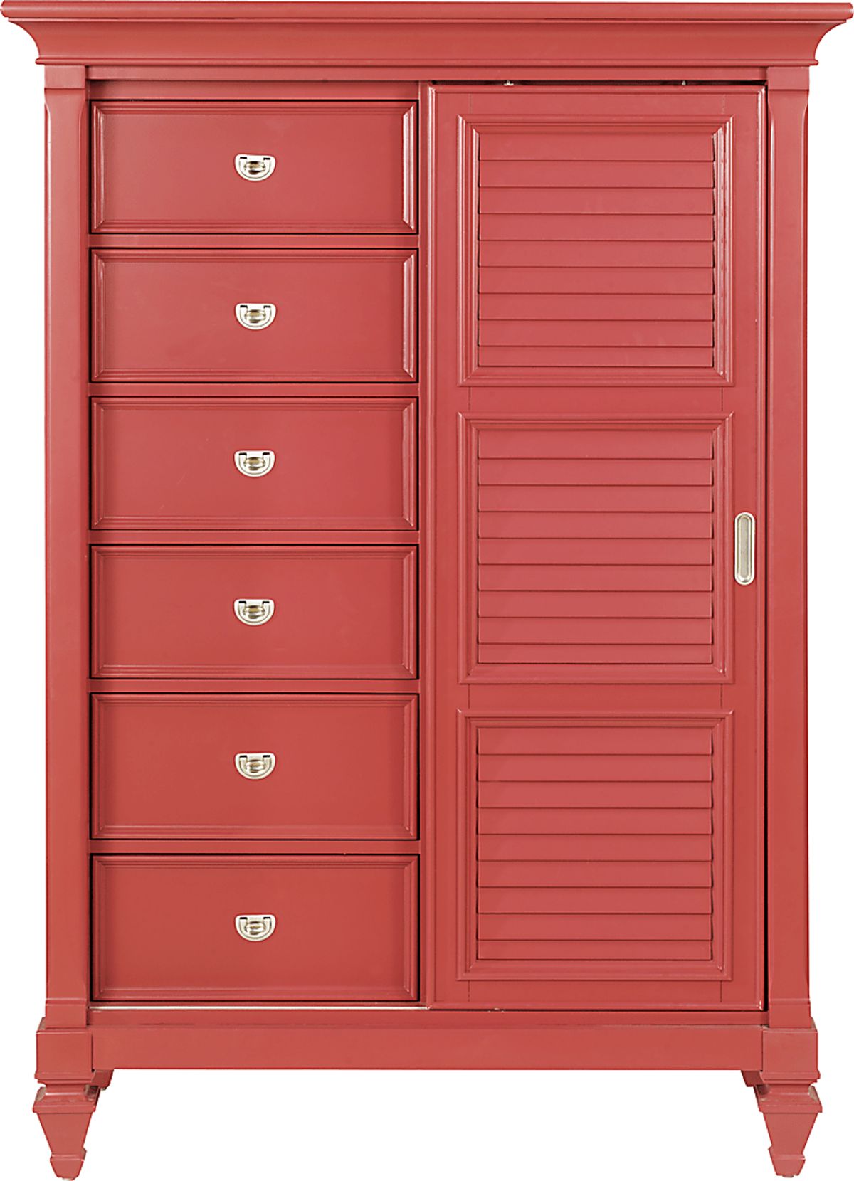 Red Colors Gentleman'S Chest Rooms to Go