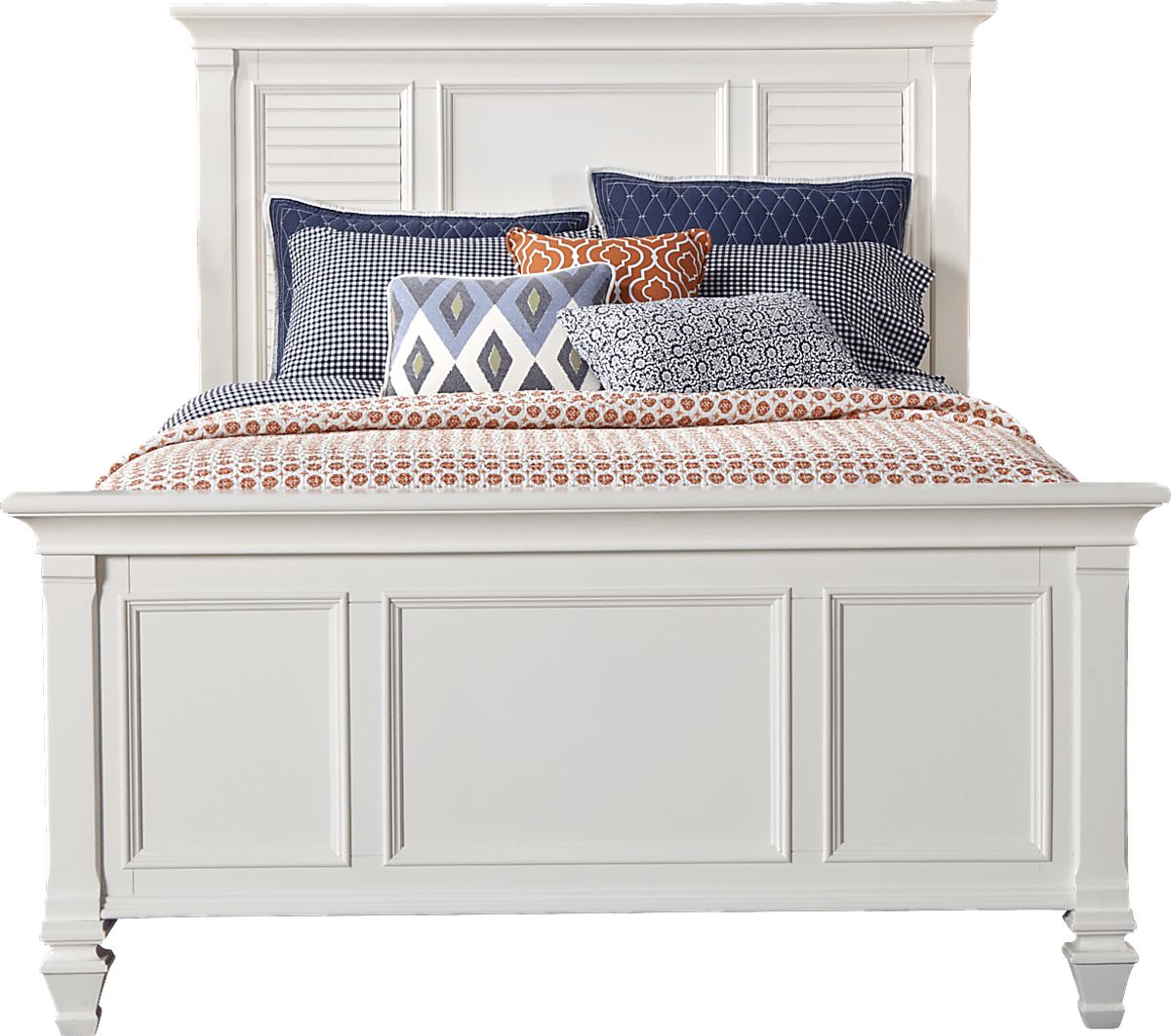 Belmar White Colors,White 3 Pc Queen Panel Bed | Rooms to Go