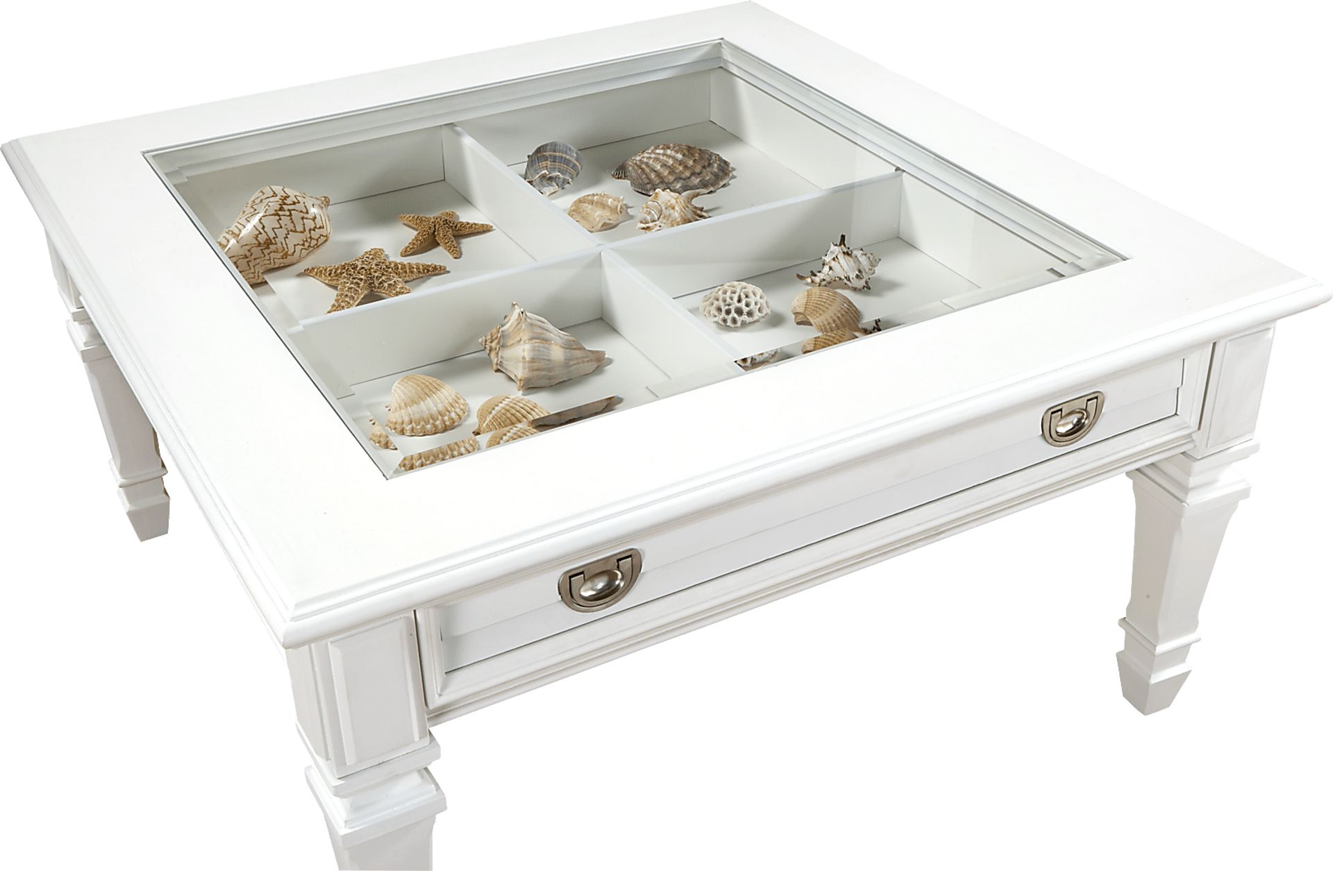 Belmar White Cocktail Table - Image 2