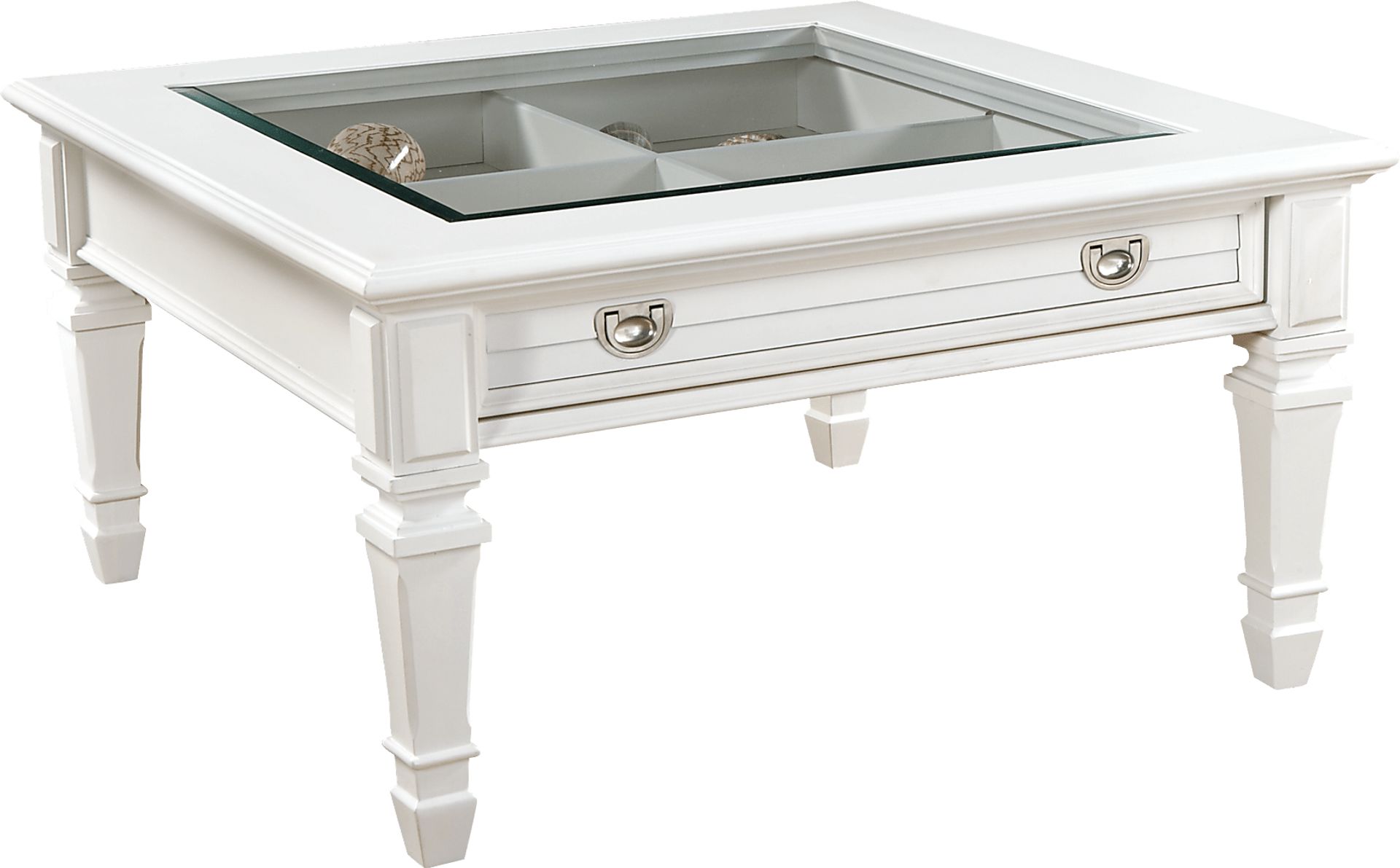 Belmar White Cocktail Table - Image 1