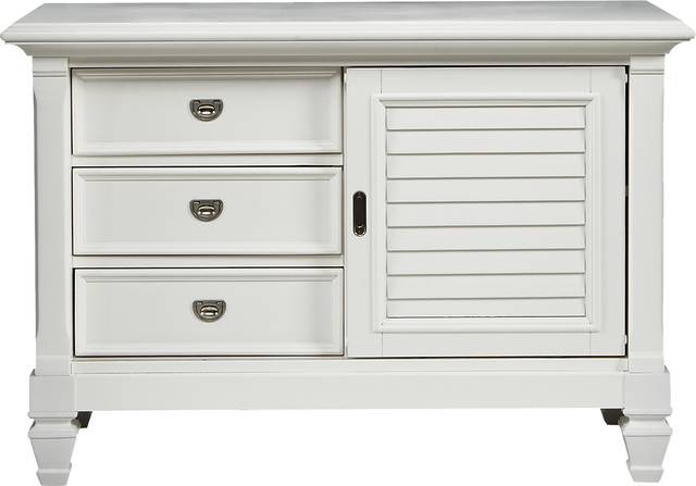 Belmar White Entertainment Center - Thumbnail - Image 1