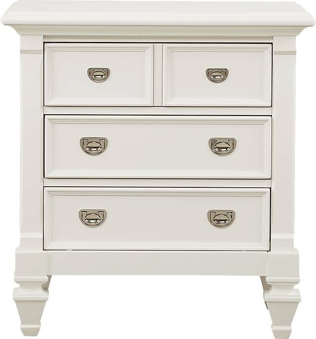Belmar White Nightstand - Thumbnail - Image 1