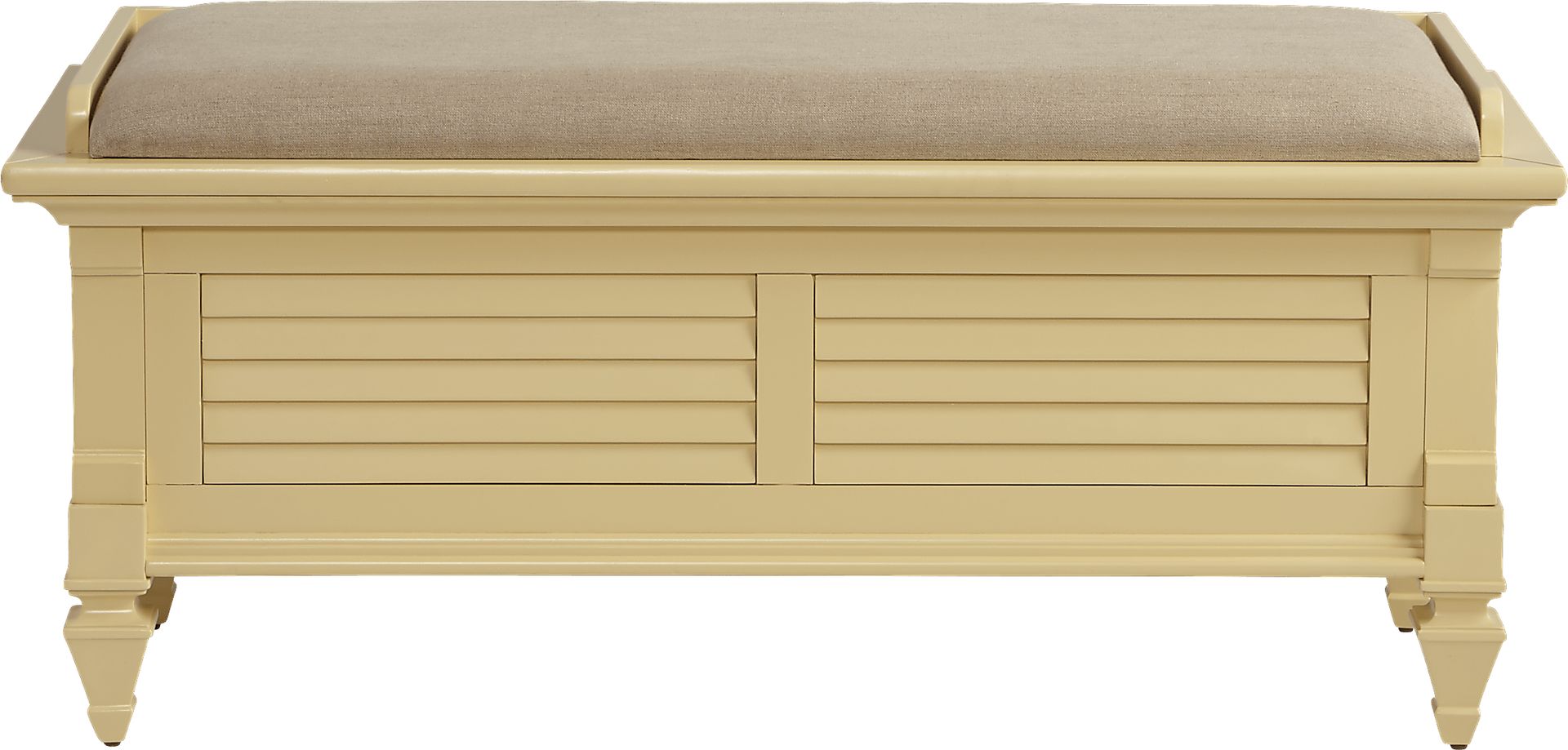 Belmar Yellow Storage Bench - Image 3