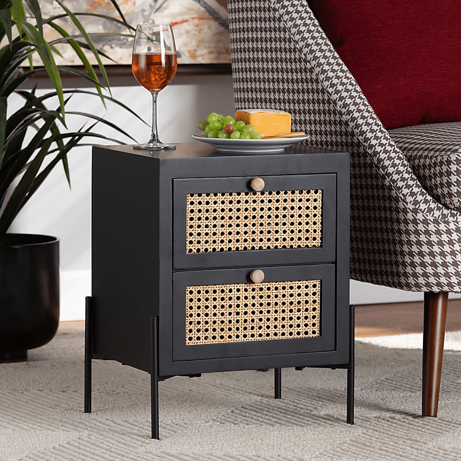 Belmead Black Nightstand - Image 7