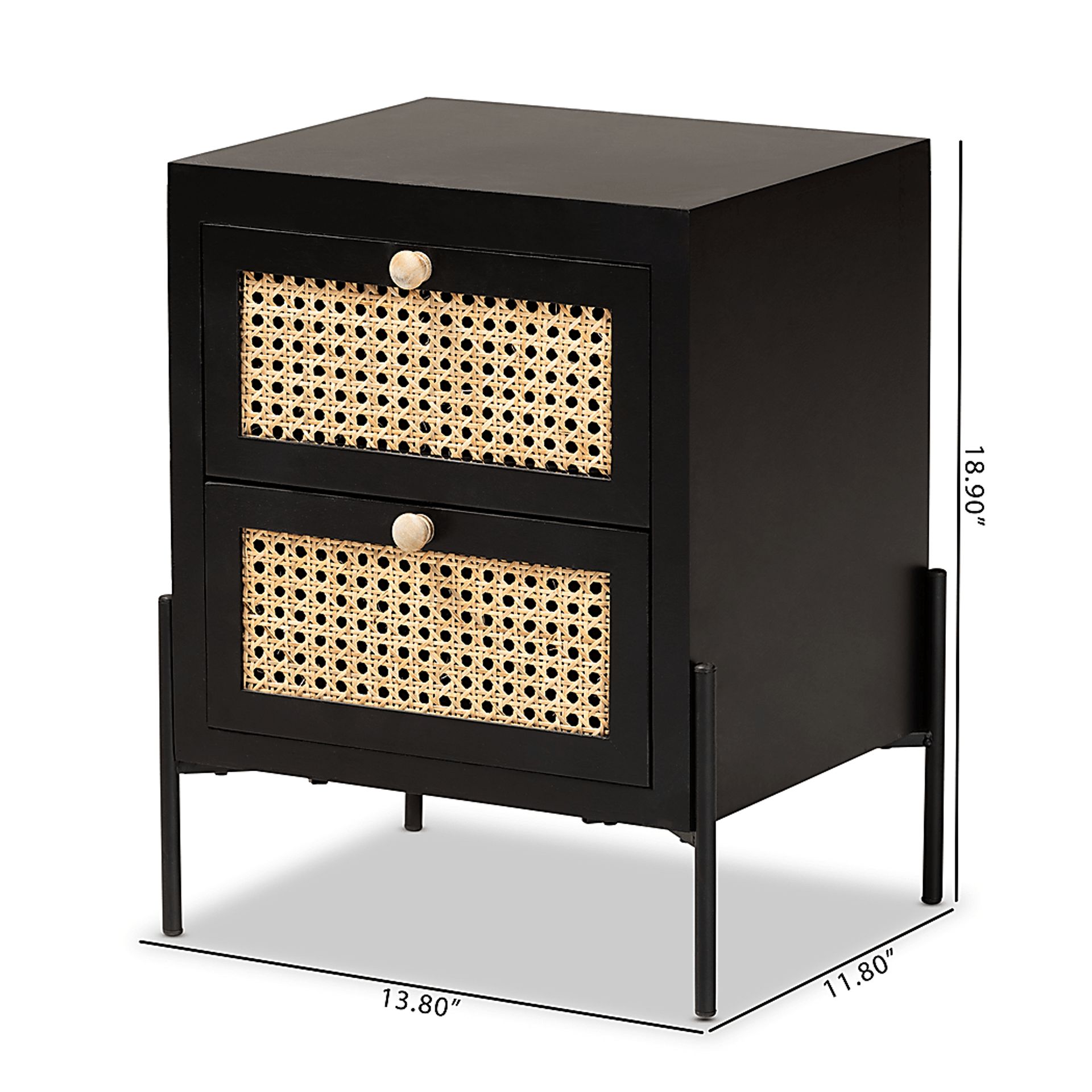 Belmead Black Nightstand - Image 10