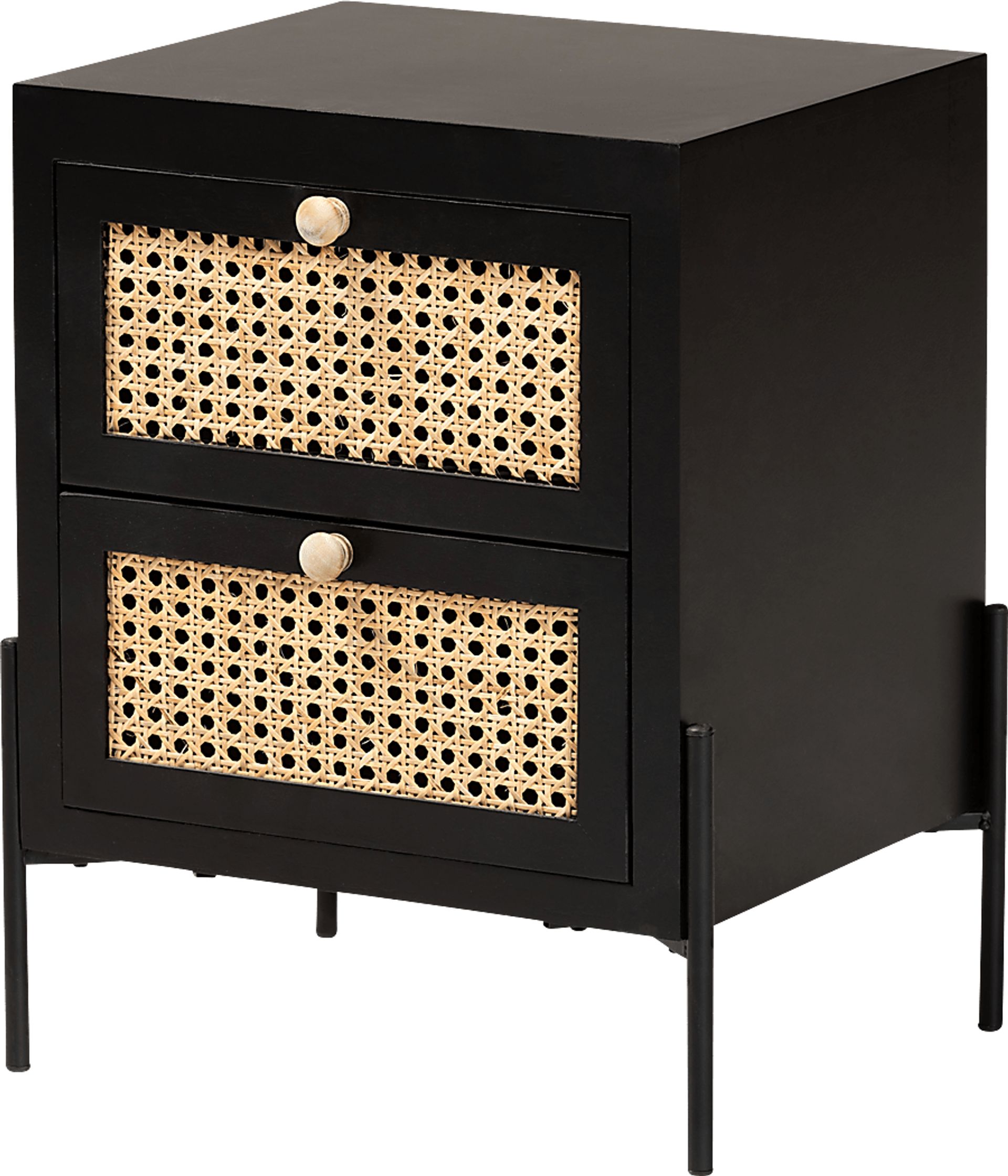 Belmead Black Nightstand - Image 1