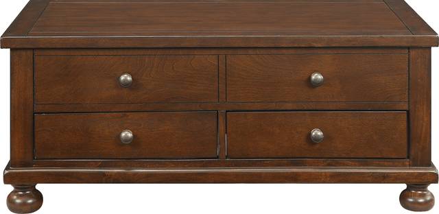 Belmont Brown Lift Top Cocktail Table - Thumbnail - Image 2