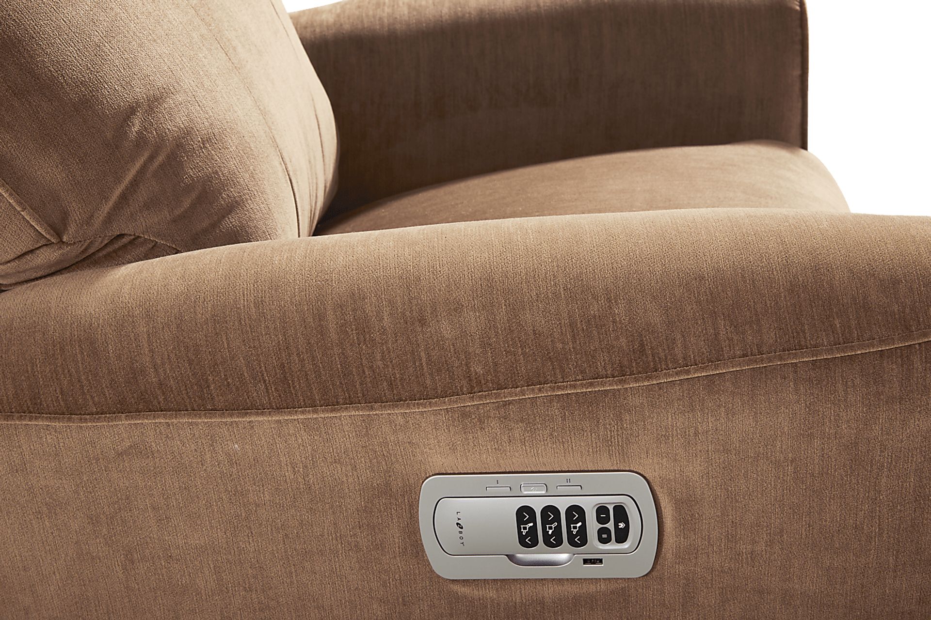 Belmont III Camel Dual Power Recliner - Image 5