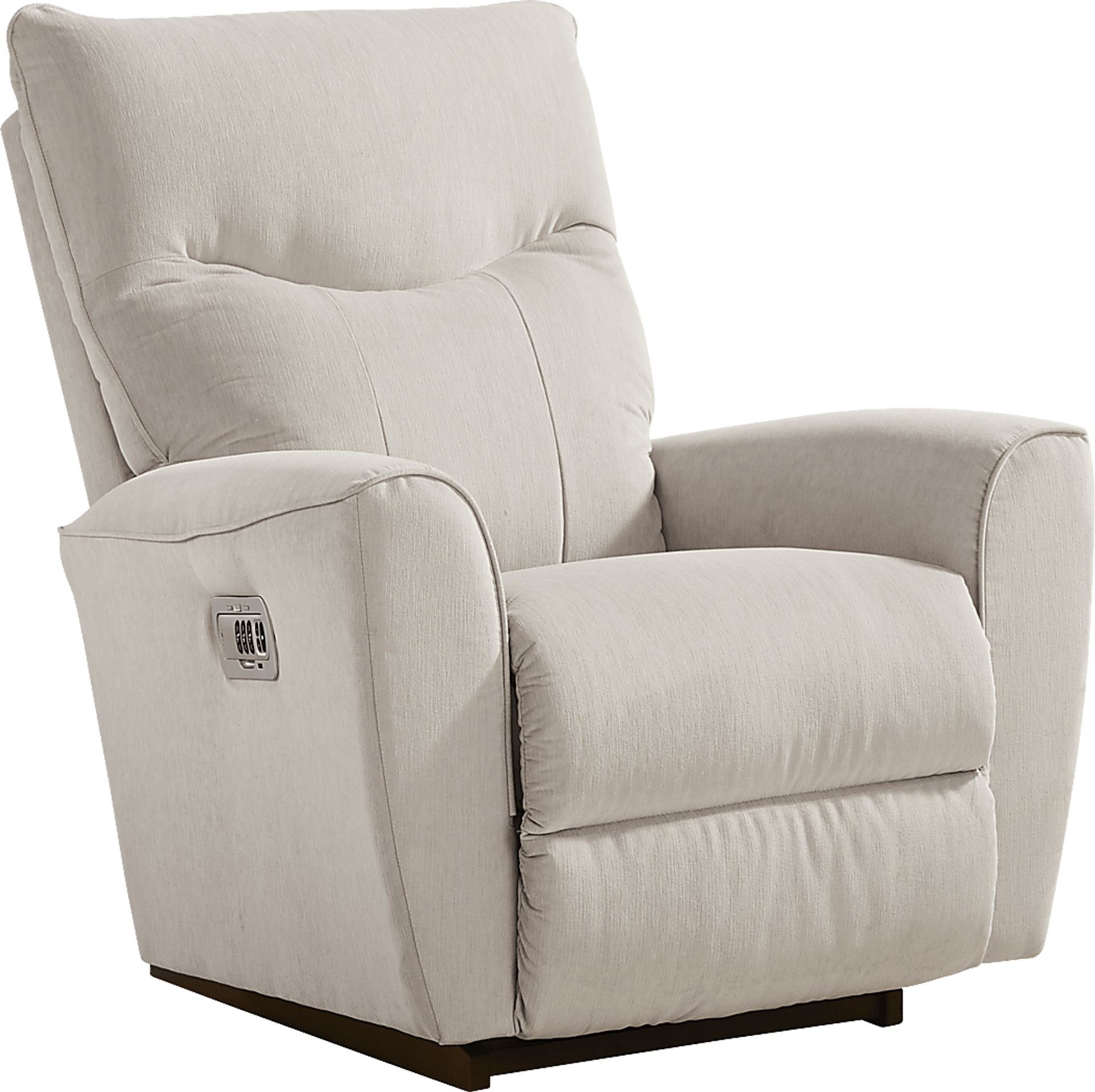 Belmont III Gray Dual Power Recliner - Image 3