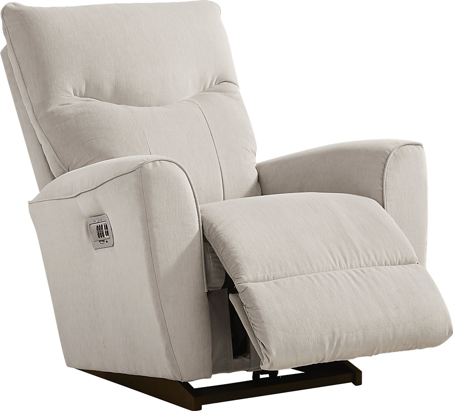 Belmont III Gray Dual Power Recliner - Image 1