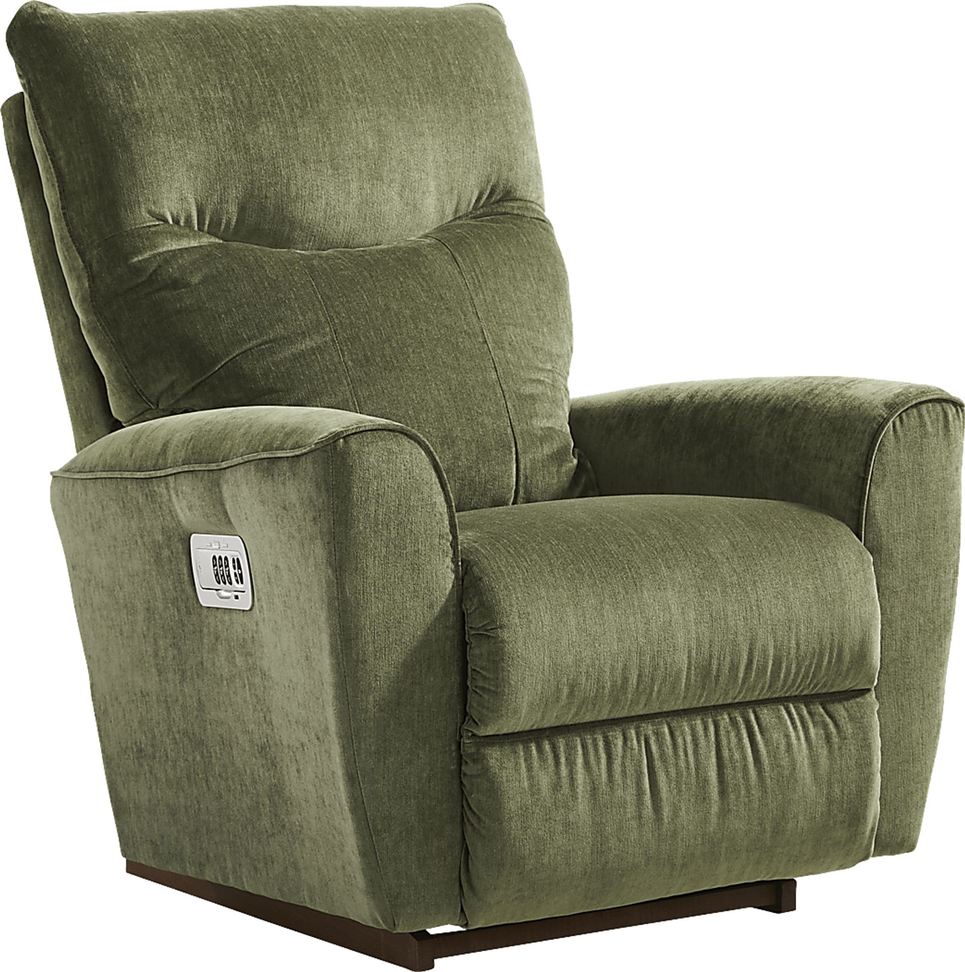 Belmont III Green Dual Power Recliner - Image 3