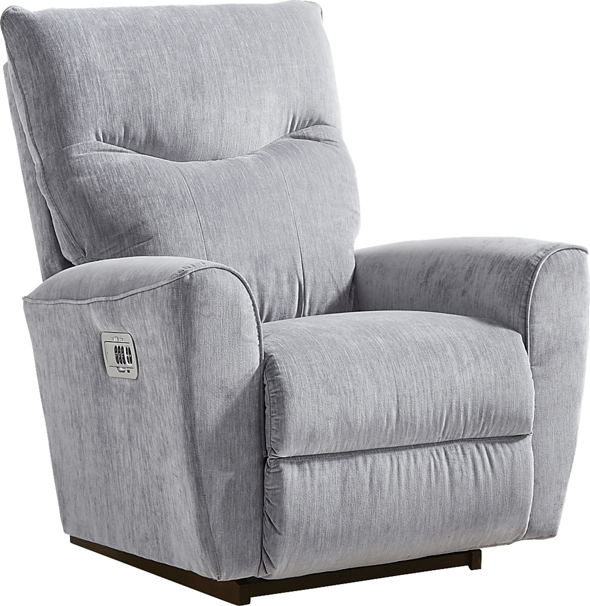 Belmont III Slate Blue Dual Power Recliner - Image 3