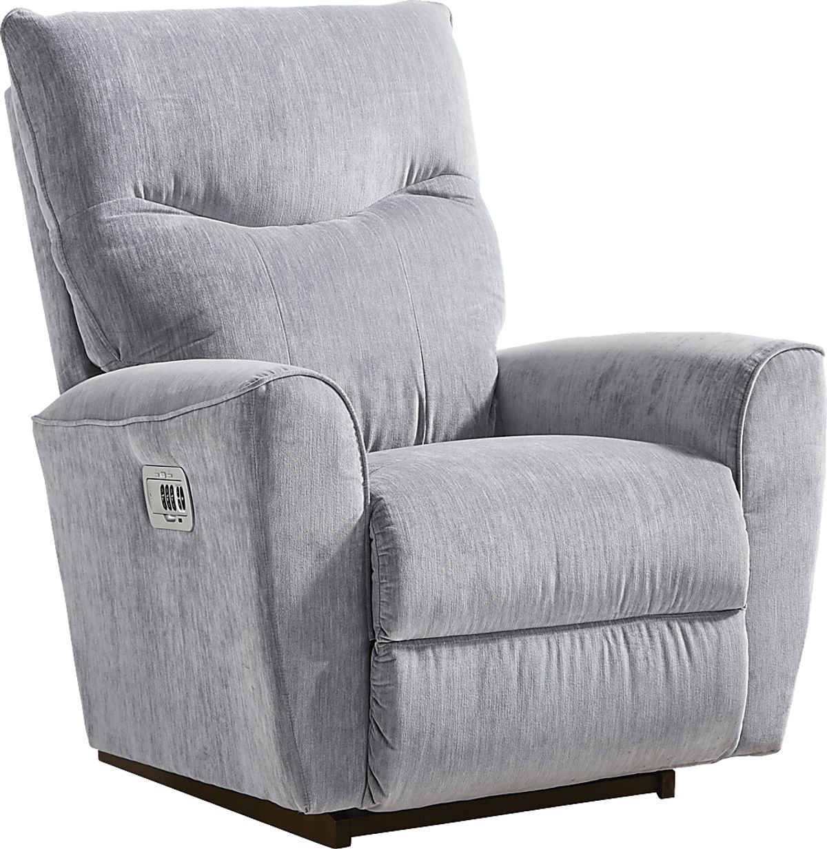 La-Z-Boy Belmont III Slate Blue Dual Power Recliner | Rooms to Go