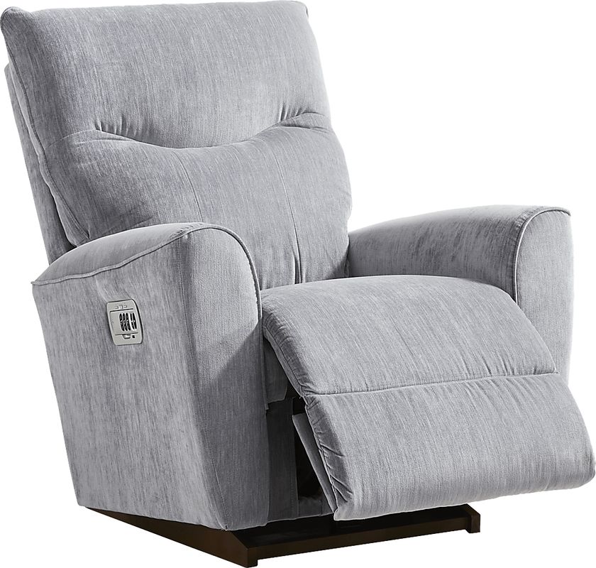 La-Z-Boy Belmont III Slate Blue Dual Power Recliner