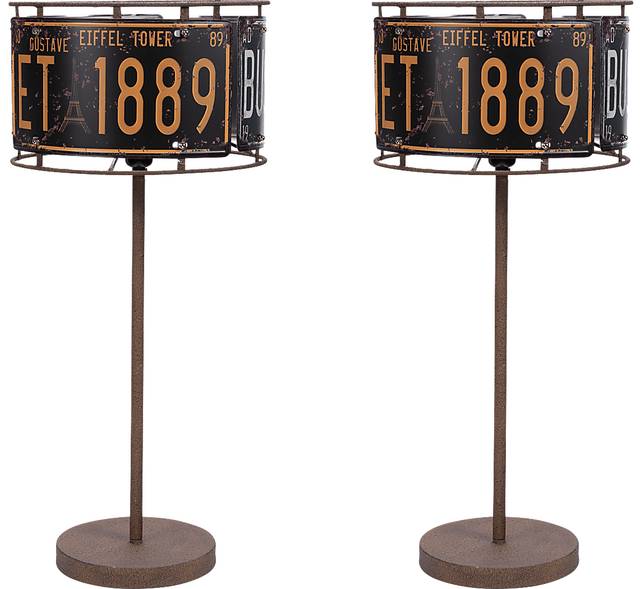 Belnap Brown Lamp, Set of 2 - Thumbnail - Image 1