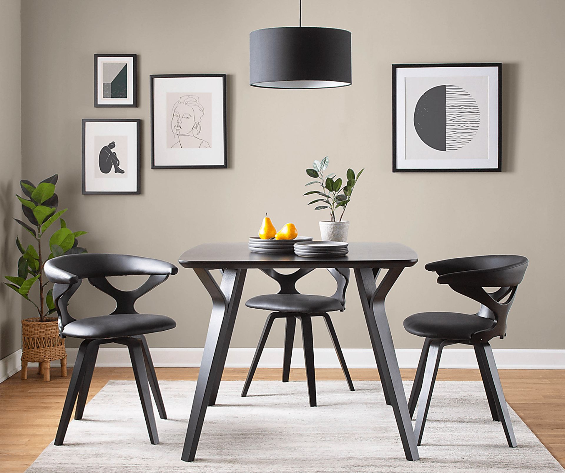 Belnera I Black Accent Chair - Image 2