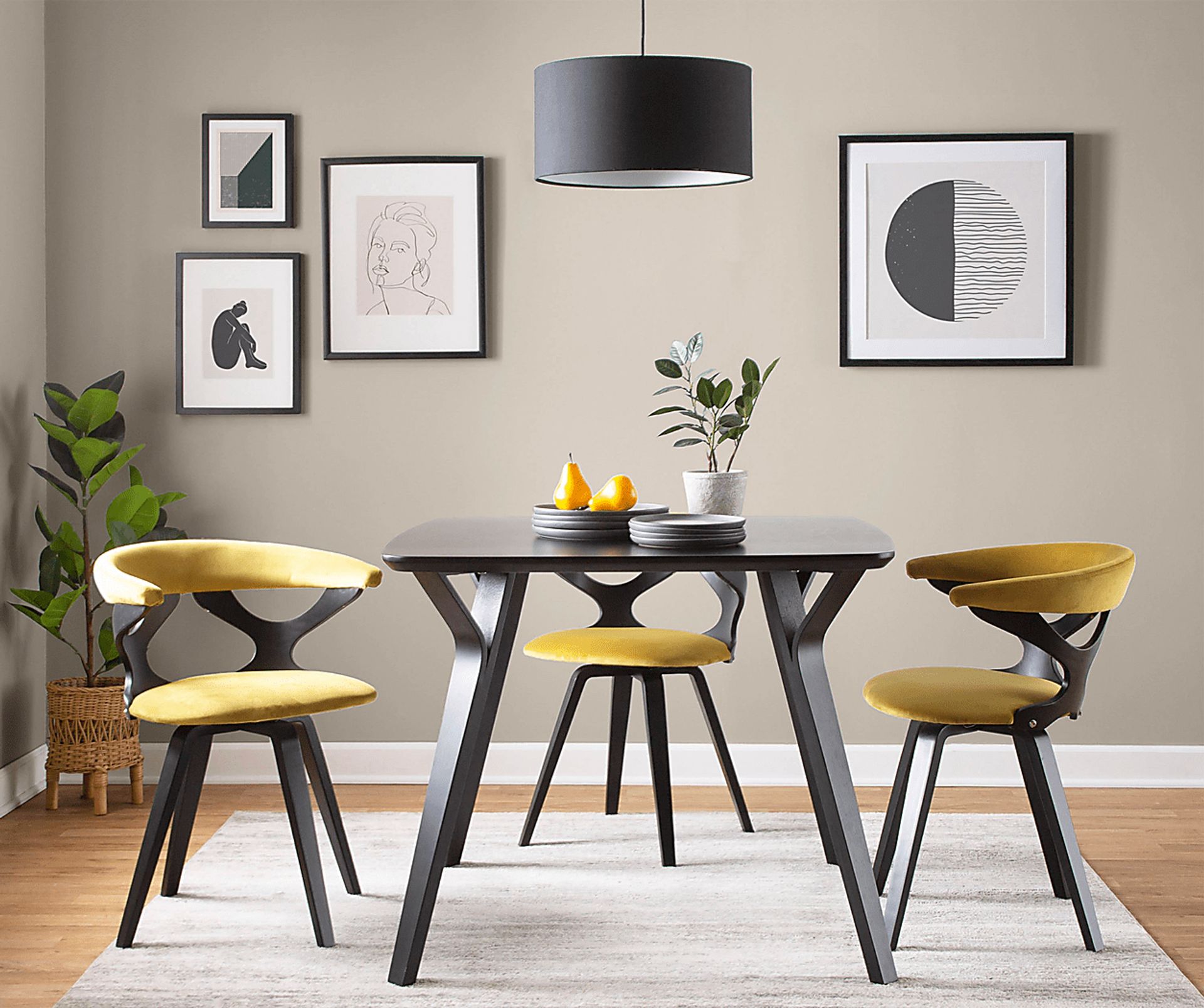 Belnera II Yellow Accent Chair - Image 2