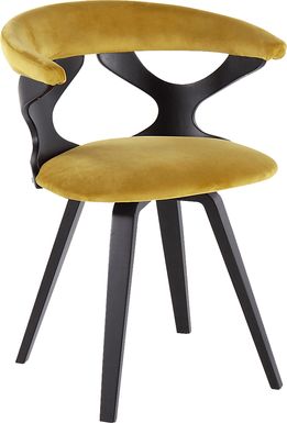 Belnera II Yellow Accent Chair