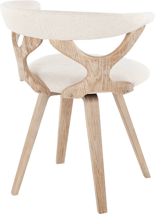 Belnera III Cream Side Chair - Thumbnail - Image 4