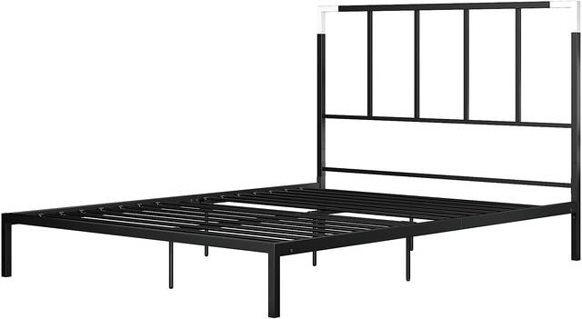 Beloak Black Queen Platform Bed - Thumbnail - Image 2