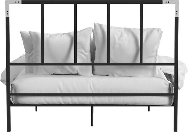 Beloak Black Queen Platform Bed - Thumbnail - Image 3