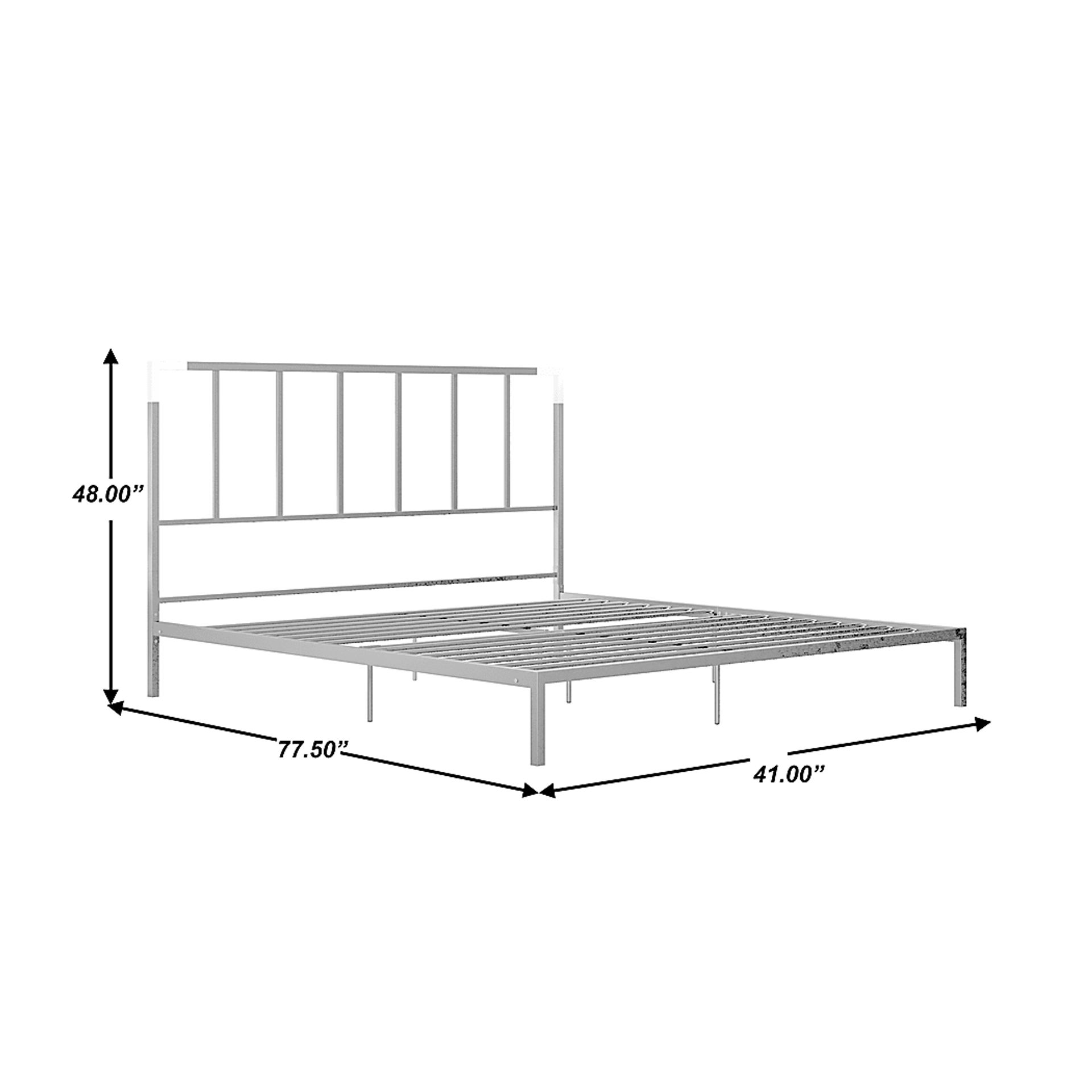 Beloak Black Twin Platform Bed - Image 8