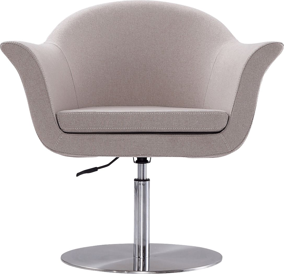 Belon Swivel Accent Chair - Thumbnail 3