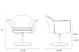 Belon Swivel Accent Chair