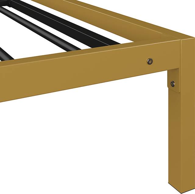 Belorna Gold Queen Platform Bed - Thumbnail - Image 6