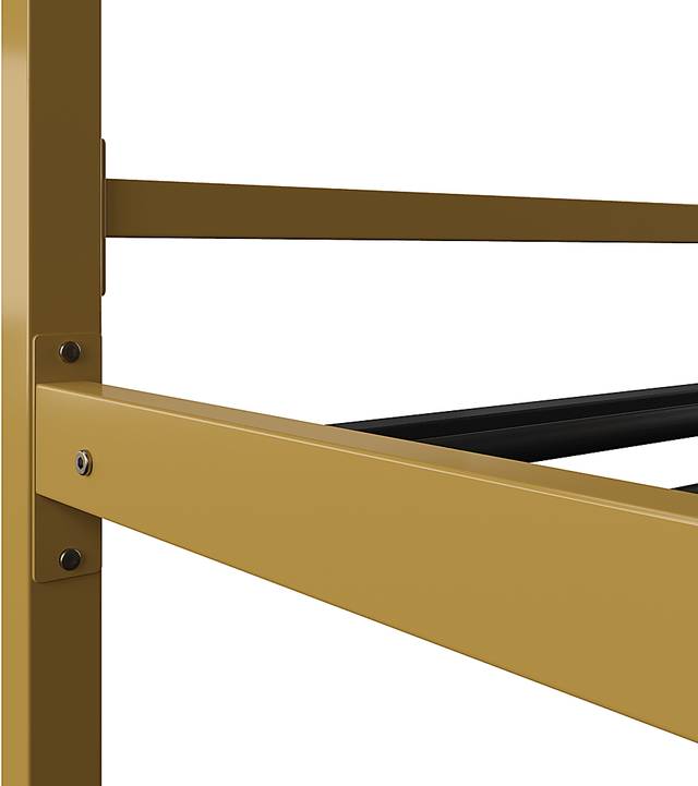 Belorna Gold Queen Platform Bed - Thumbnail - Image 7