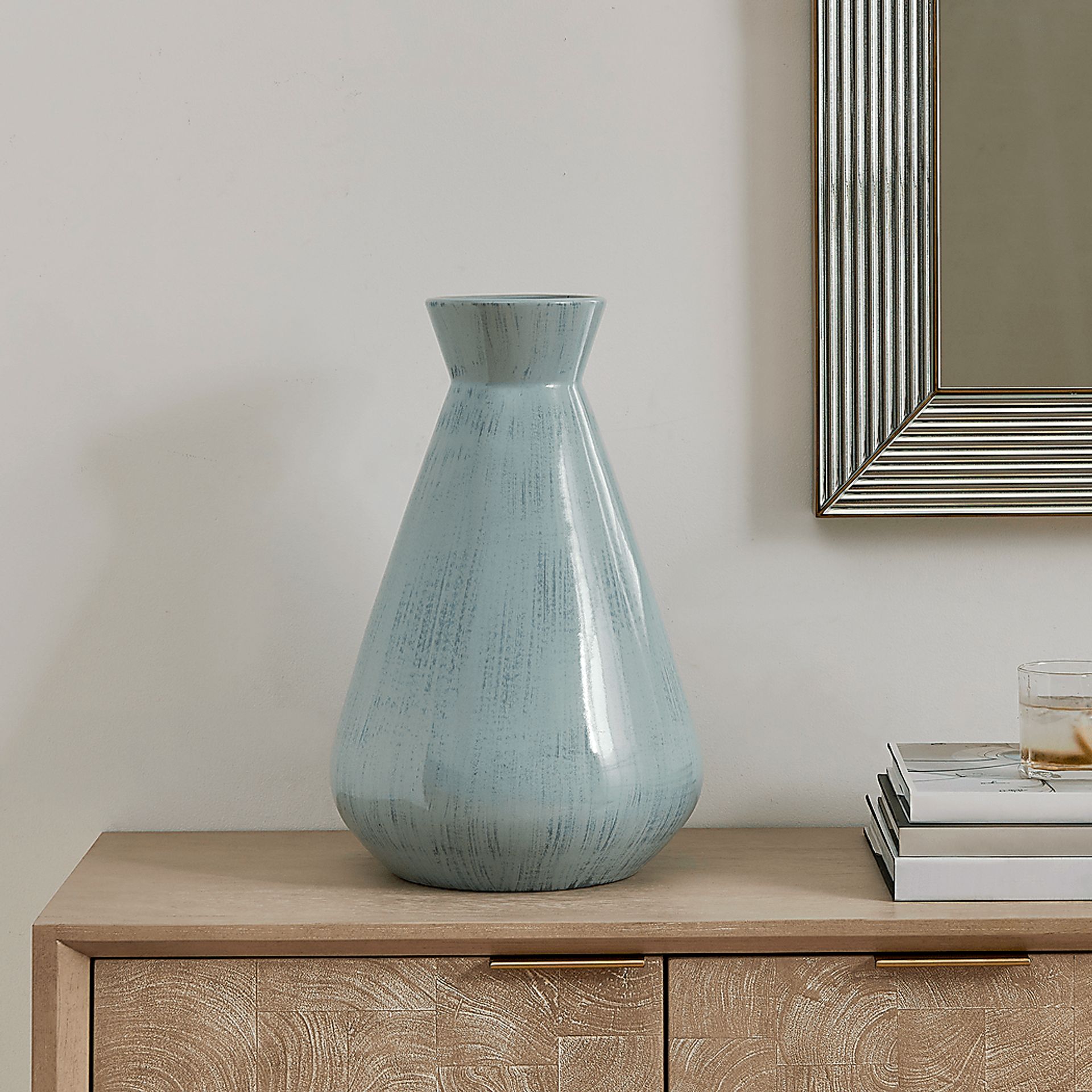Belphi Blue Outdoor Vase - Image 3