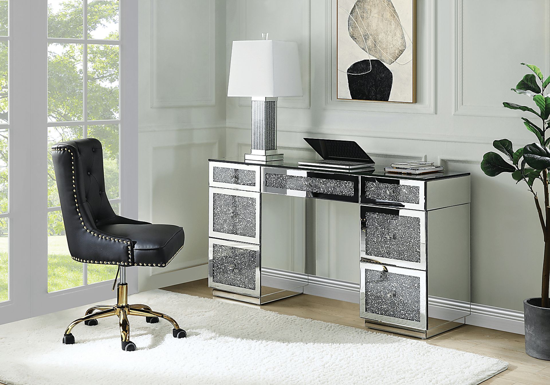 Belrad Silver Desk - Image 2