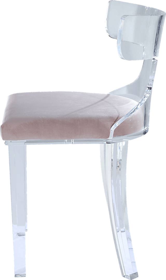 Belridge Light Pink Dining Chair - Thumbnail - Image 4