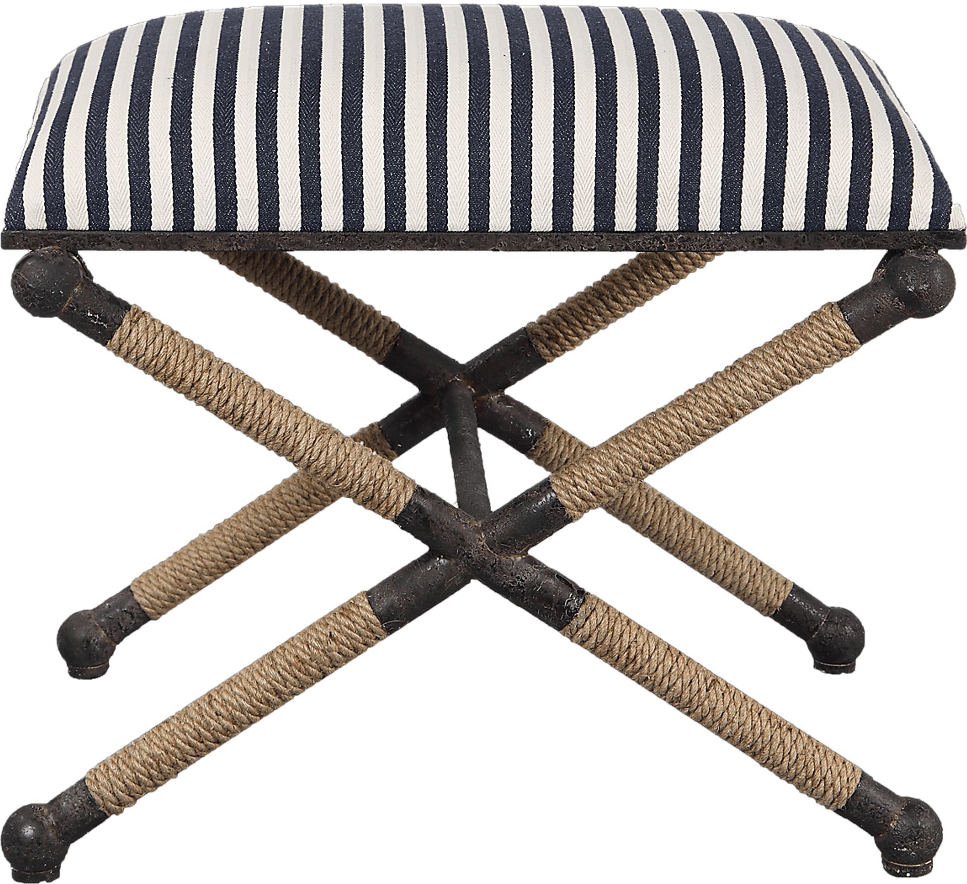 Belsfield Navy Accent Bench - Image 2