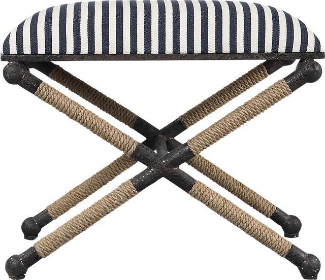 Belsfield Navy Accent Bench - Thumbnail - Image 6