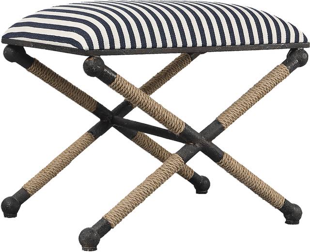 Belsfield Navy Accent Bench - Thumbnail - Image 1