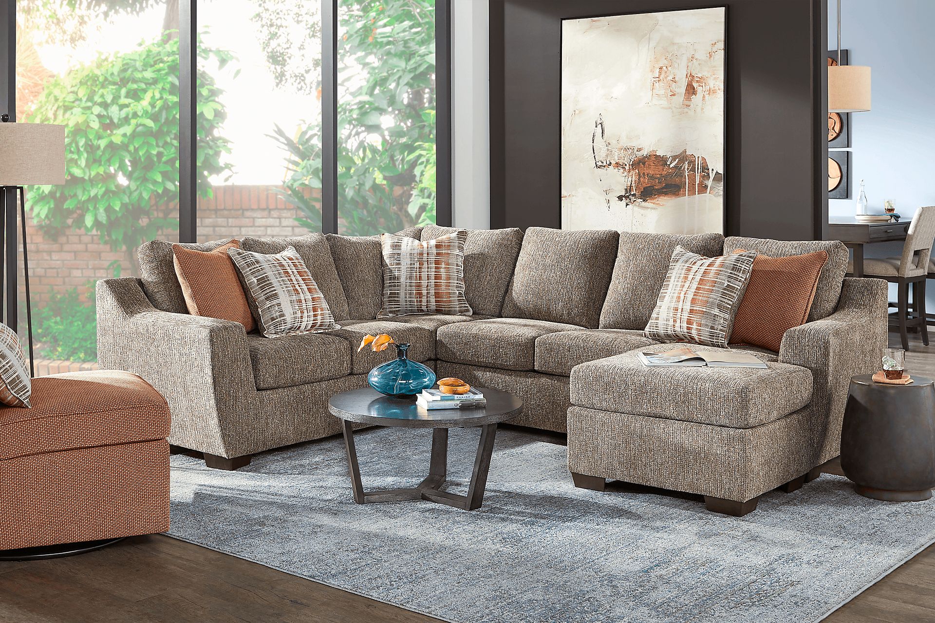 Belton Lane Brown 2 Pc Sectional - Image 2