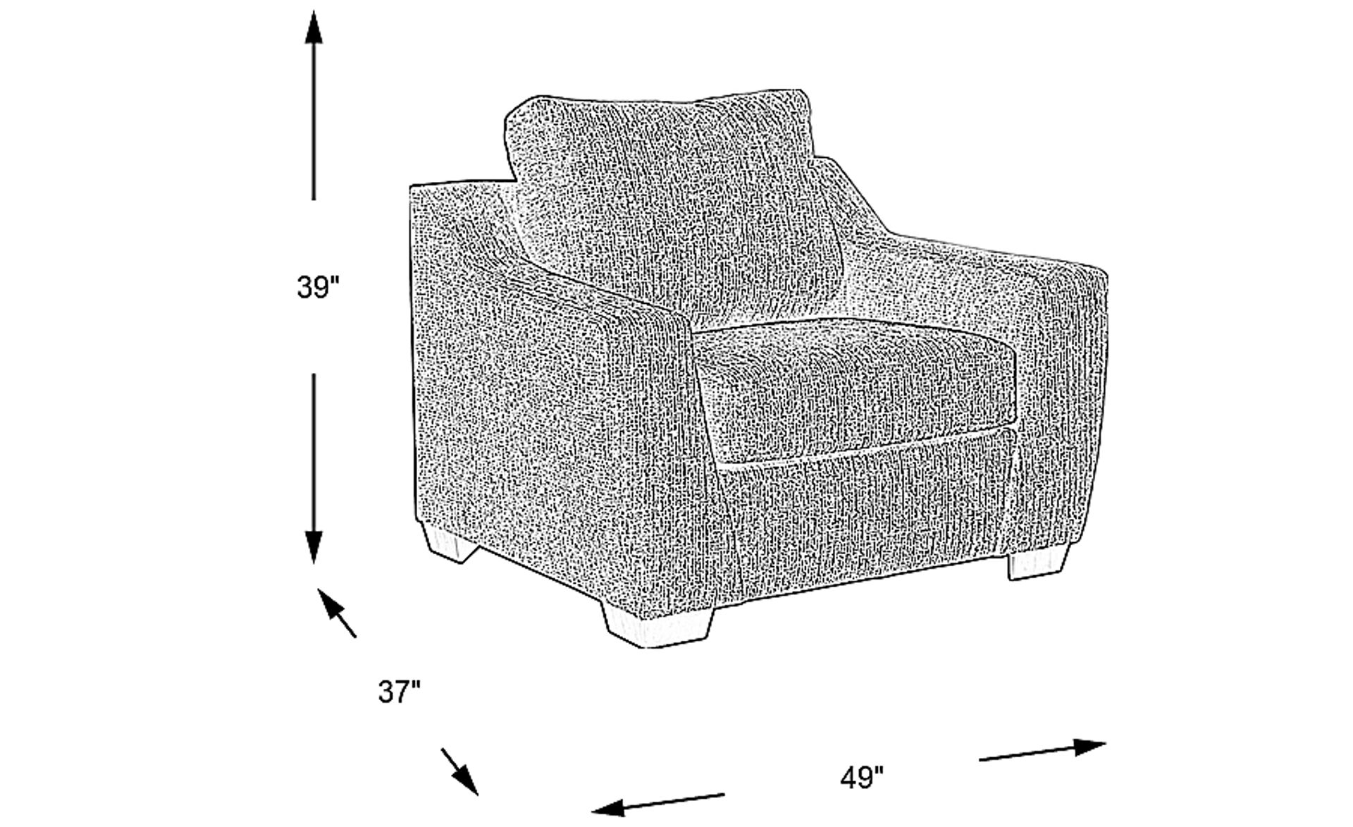 Dimension Image. Please refer to the Dimension Tab on this page for dimension details.