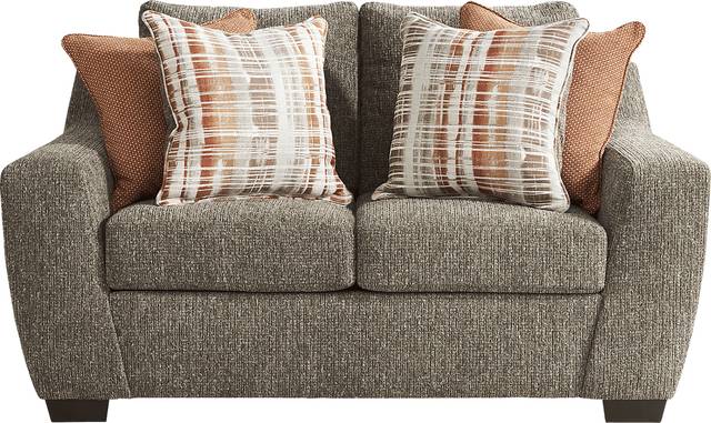 Belton Lane Brown Loveseat - Thumbnail - Image 1
