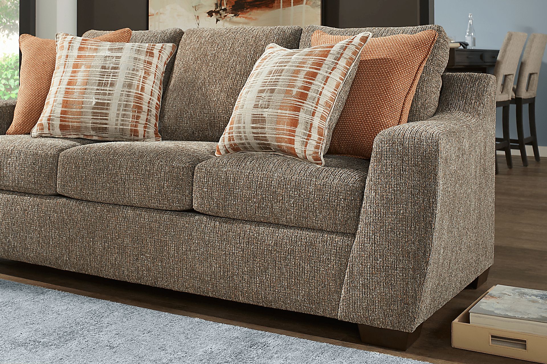 Belton Lane Brown Sofa - Image 3