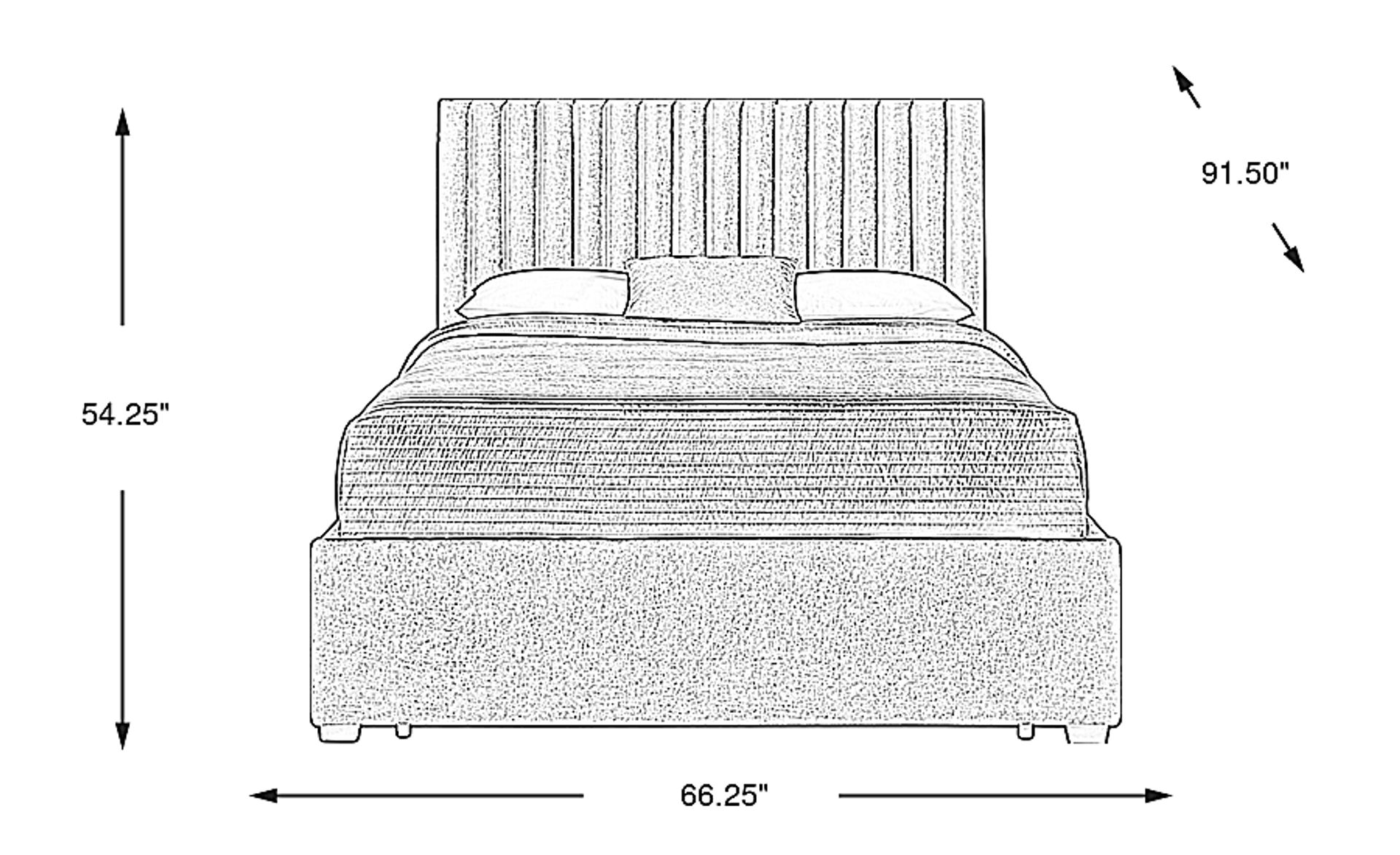 Dimension Image. Please refer to the Dimension Tab on this page for dimension details.