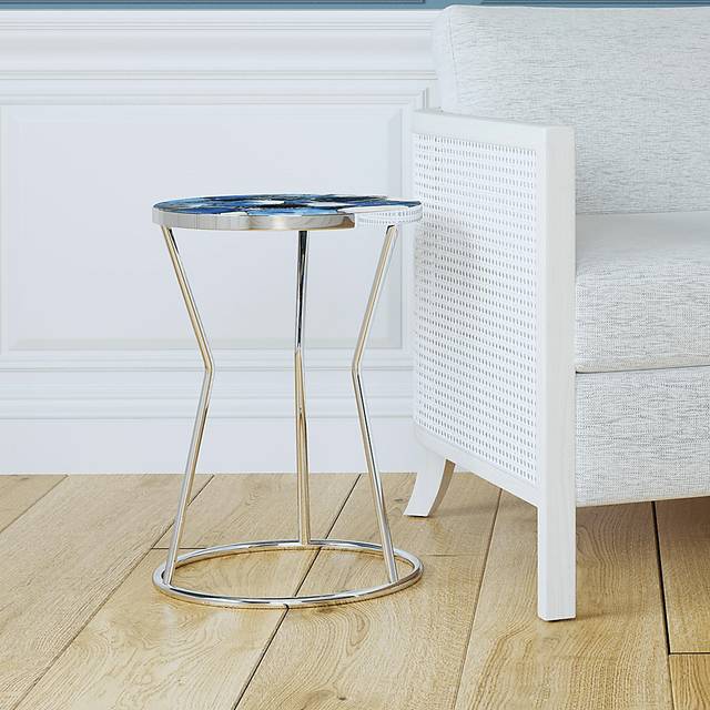 Belvidere Silver Accent Table - Thumbnail - Image 2