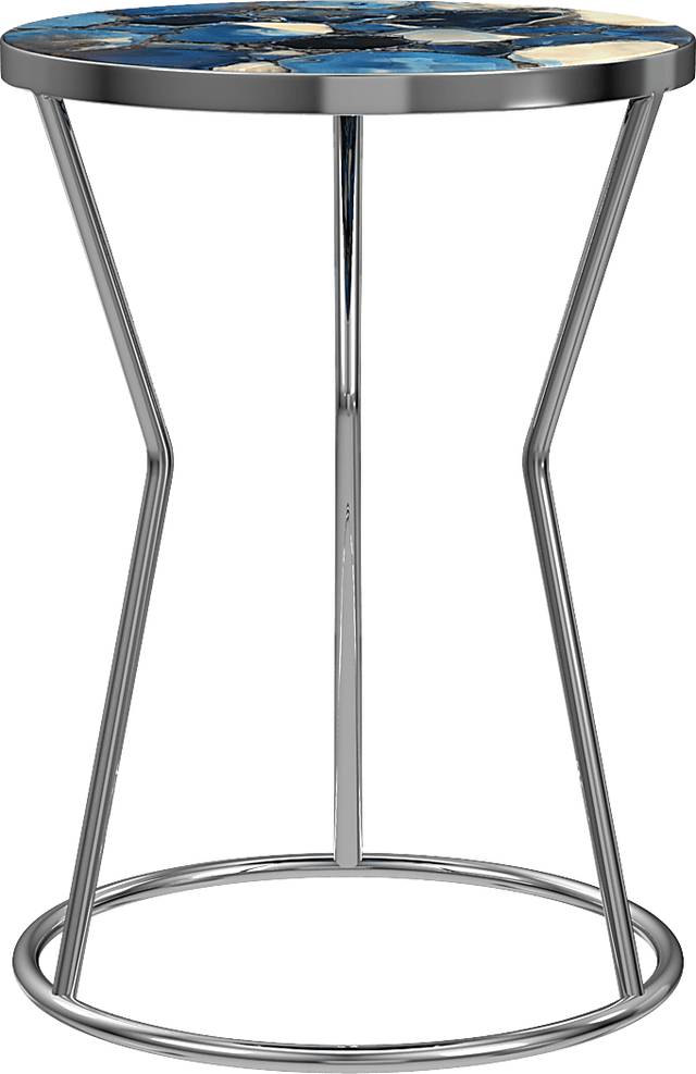 Belvidere Silver Accent Table - Thumbnail - Image 1