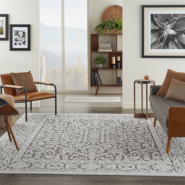 Belvie Beige 8' x 11' Indoor/Outdoor Rug - Thumbnail - Image 7