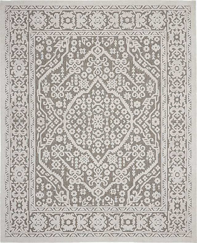 Belvie Beige 8' x 11' Indoor/Outdoor Rug - Thumbnail - Image 1