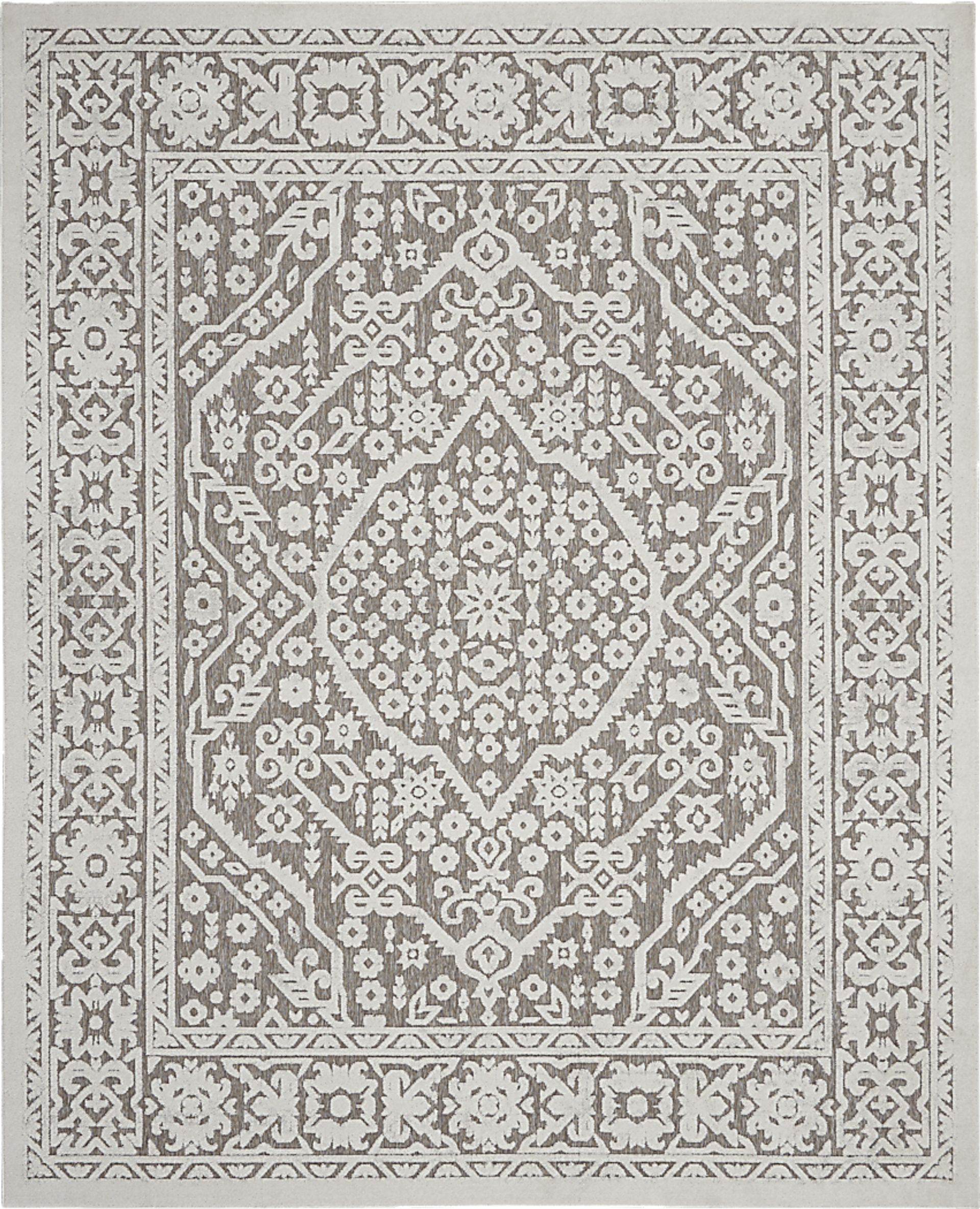 Belvie Beige 8' x 11' Indoor/Outdoor Rug - Image 1