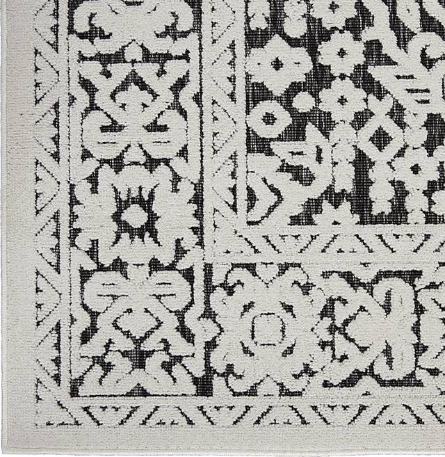 Belvie Dark Gray 5' x 7' Indoor/Outdoor Rug - Thumbnail - Image 3